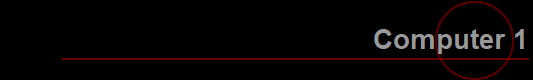 Computer 1